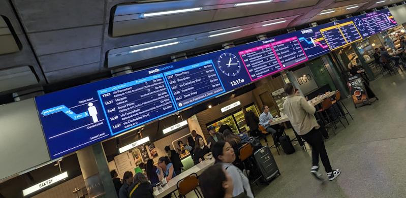 St Pancras International RGB improves passenger management